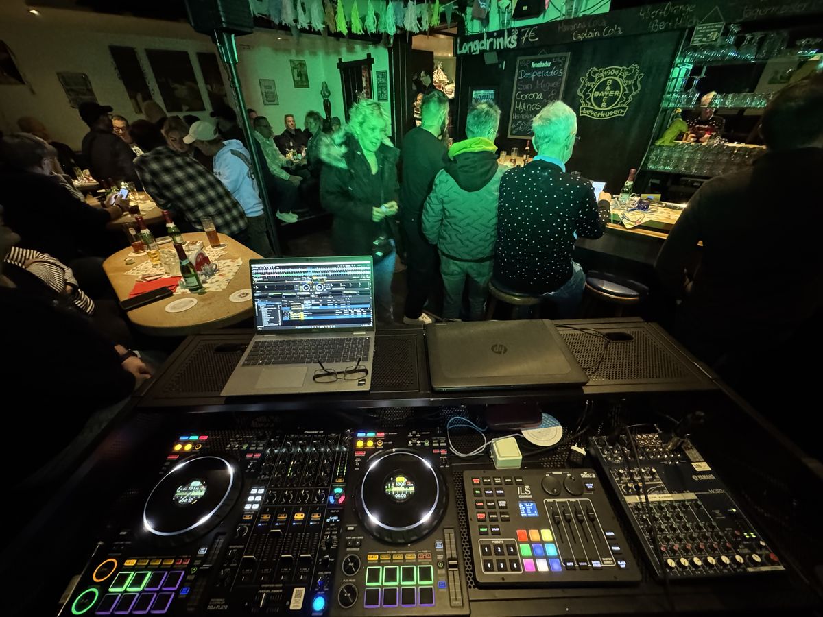DJ Pult Nahaufnahme
